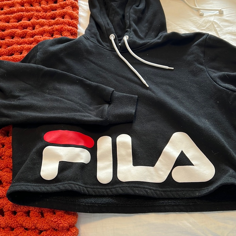 Fila cropped hoodie
